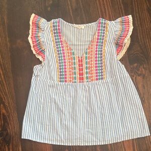 Colorful Striped Women’s Top